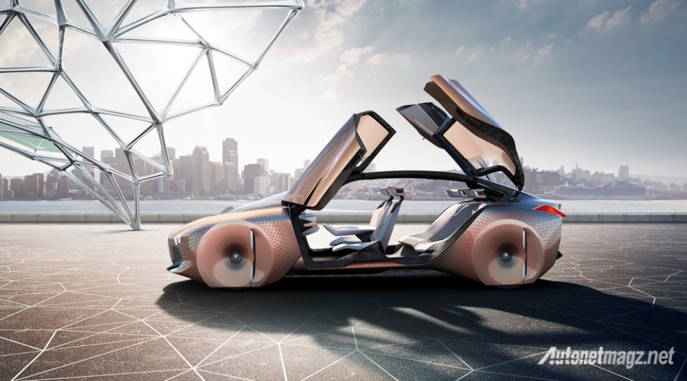 BMW, BMW-Vision-Next-100-2016-side: BMW Vision Next 100, Konsep Mobil 100 Tahun Mendatang ala BMW