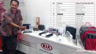 Pemilik KIA Rio Asal Indonesia Berhasil Sabet Gelar The Best KIA Global Ambassador 2015