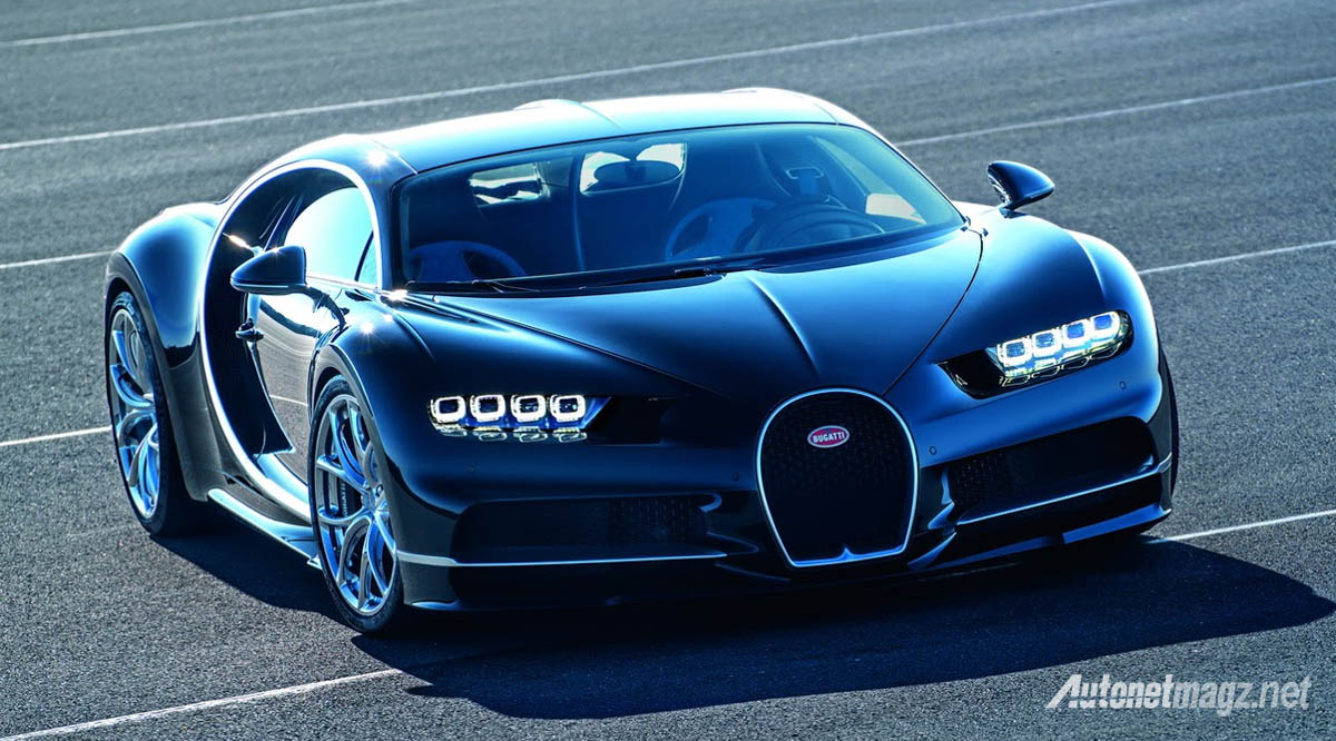 Berita, bugatti chiron front: Bonjour Hypercar : Bugatti Chiron Akhirnya Resmi Meluncur!