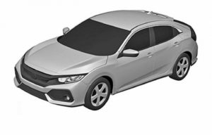 Gambar Paten Honda Civic Hatchback Terkuak, Siap Gendong Mesin 1.000 cc Turbo Gambar Paten Honda Civic Hatchback Terkuak, Siap Gendong Mesin 1.000 cc Turbo