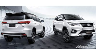 Toyota Fortuner TRD Sportivo Dirilis di Thailand, Bagaimana Menurutmu?