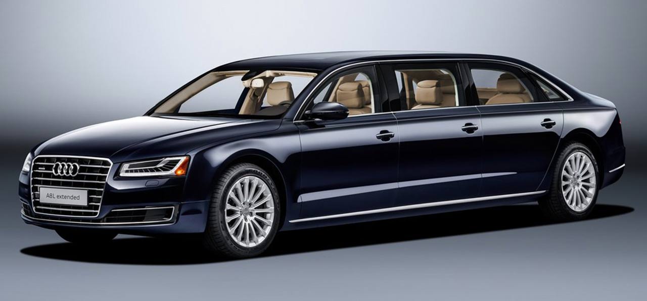 Mobil Baru, Audi-A8L-Extended-6-doors: Audi A8 L Extended, Limousine Penantang Maybach Dari Audi