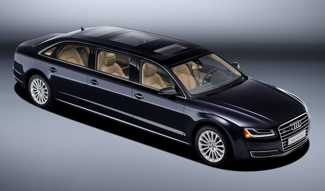 Mobil Baru, Audi-A8L-Extended-limo: Audi A8 L Extended, Limousine Penantang Maybach Dari Audi