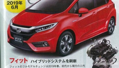 Honda Jazz 2019 Siap Diet Hingga 30 Kilogram dan Pakai Mesin 1.000 cc Turbo!