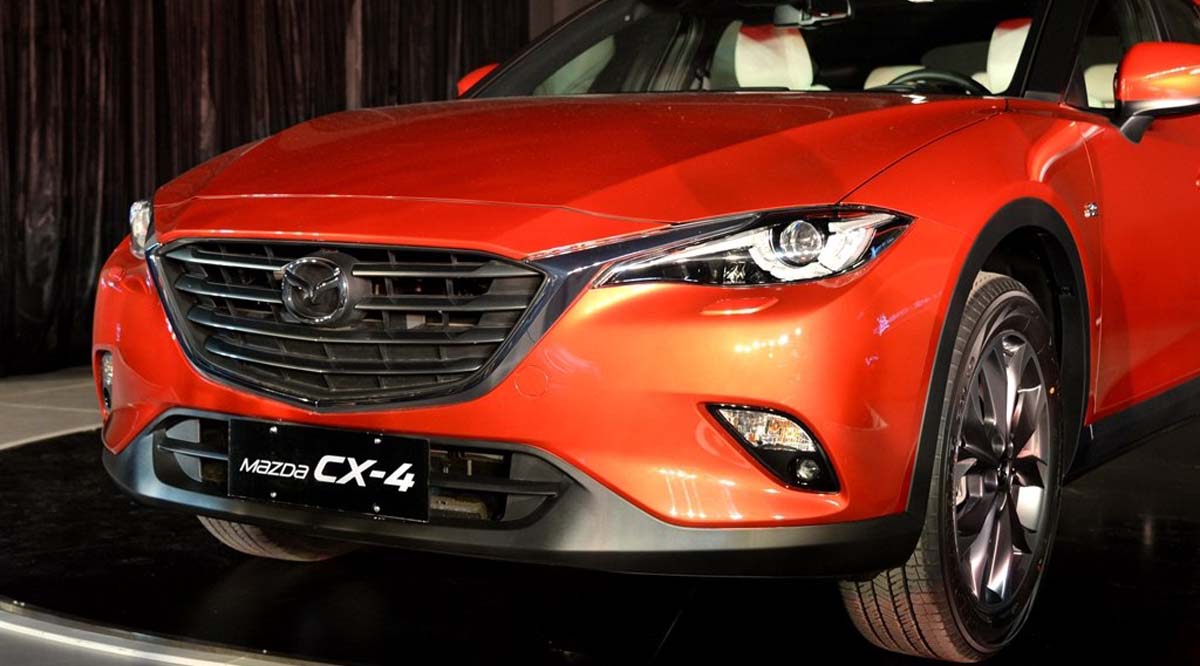 International, Mazda-CX4-2016-grille: Begini Tampilan Mazda CX-4, Crossover Mazda Beratap Landai