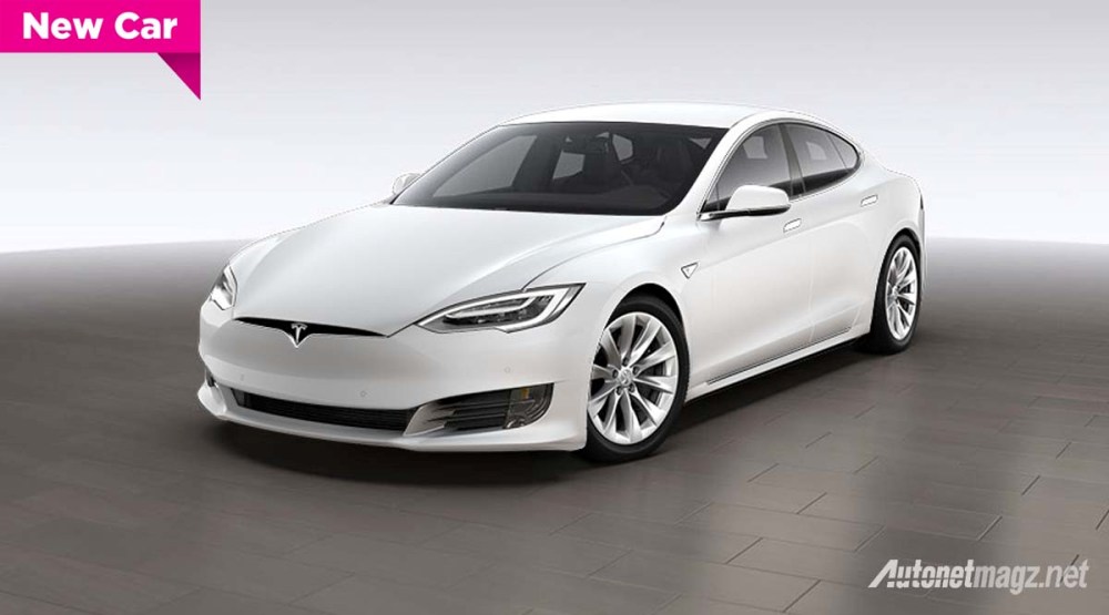 International, Tesla-Model-S-2017-front: Tesla Model S 2017 Facelift Kini Tampil Tanpa Grille Kumis