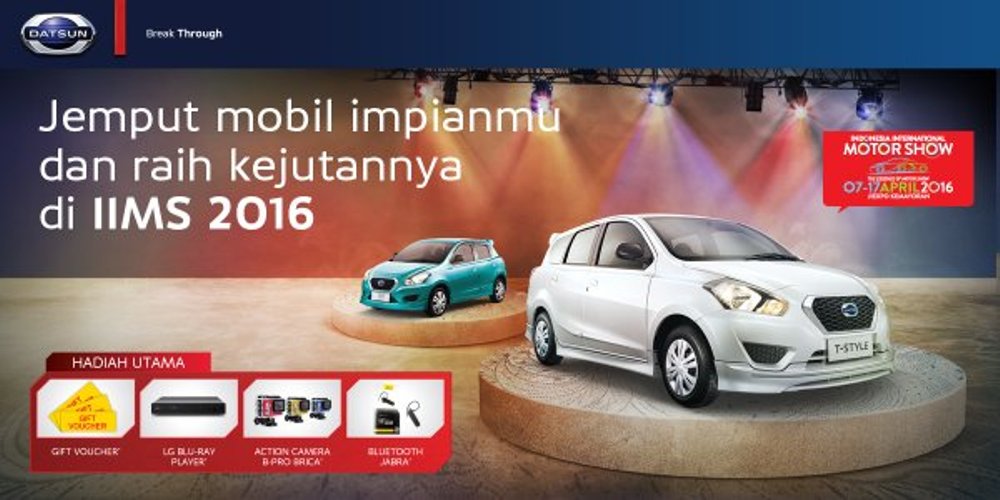 Nasional, booth-datsun-iims-2016: Nissan dan Datsun Tawarkan Program Menarik Di IIMS 2016