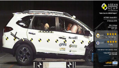 Tes Tabrak Asean NCAP Honda BR-V Torehkan Hasil 5 Bintang Tes Tabrak Asean NCAP Honda BR-V Torehkan Hasil 5 Bintang