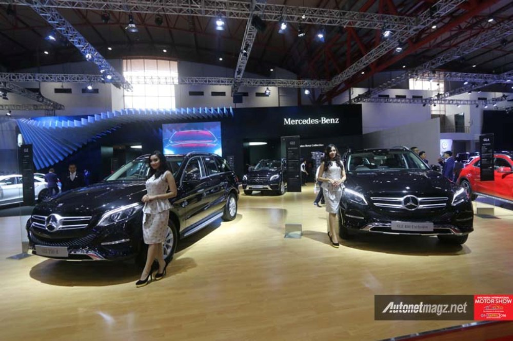 Berita, mercedes-benz-iims-2016-gle-vclass: Mercedes Benz Turut Ramaikan IIMS 2016 Dengan 14 Model Baru
