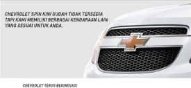 Sisa Stok Chevrolet Spin Akhirnya Habis, Sayonara Chevy Spin…