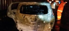 Ngeri, Chevrolet Spin Terbakar Habis di Tol Jagorawi