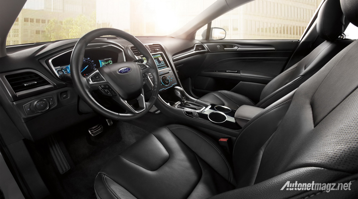 Ford, Ford-Fusion-Energi-phev-2016-front-interior: Ford Fusion Energi PHEV, Full Tank Bisa Berjalan Sejauh 981 km