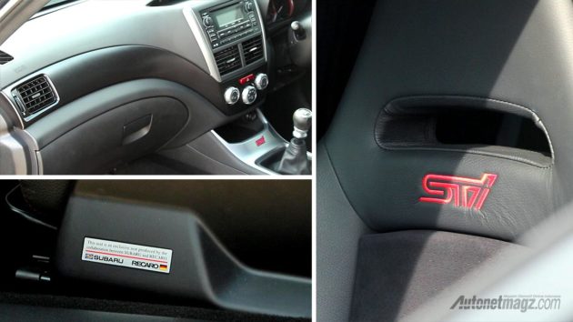 Interior Subaru WRX STi UK-spec