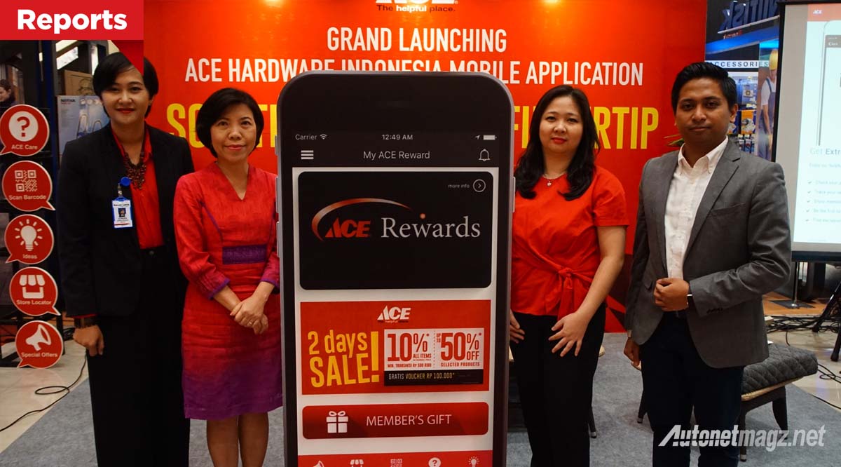 Hi-Tech, peresmian mobil apps ace indonesia: Luncurkan Mobile Apps, ACE Indonesia Manjakan Konsumen Era Digital