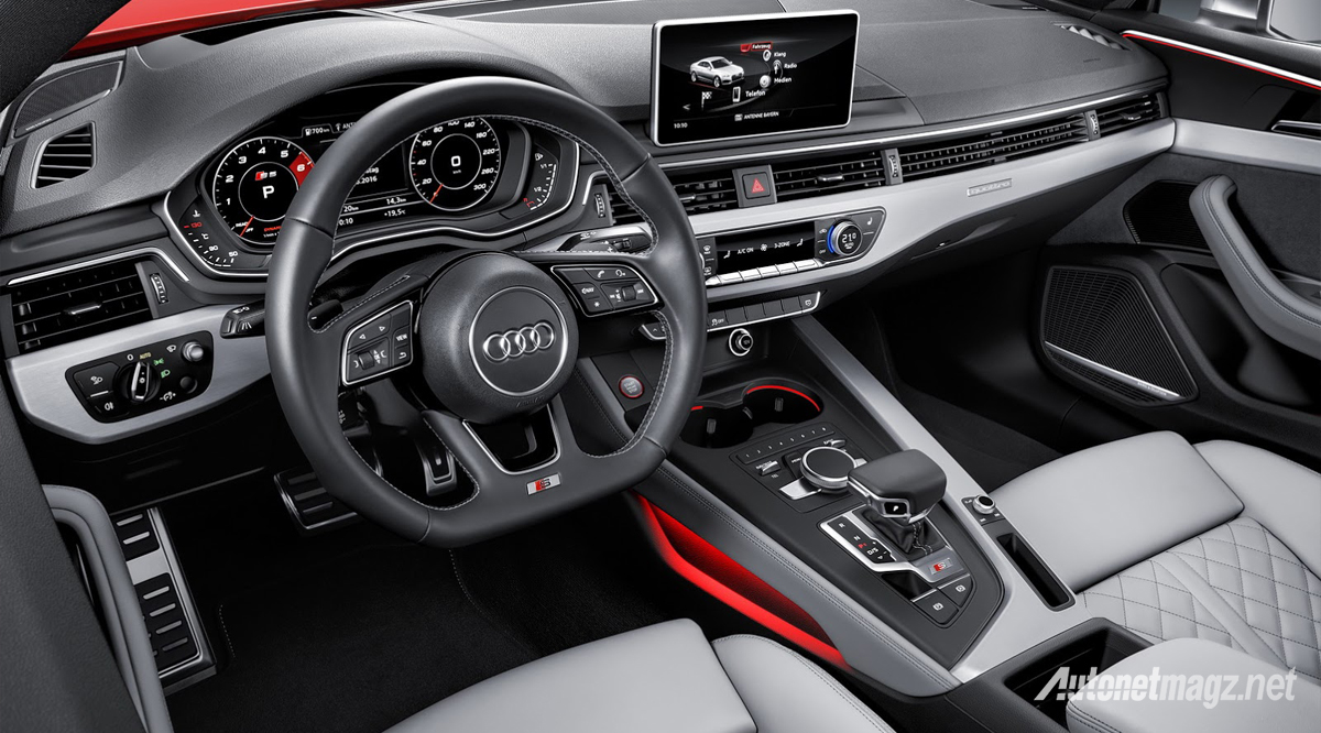 Audi, Audi-S5-coupe-2016-dashboard-interior: Audi A5 dan S5 Coupe Dirilis, Lebih Maskulin Dan Bertenaga