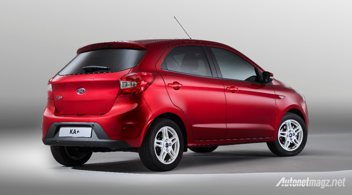 Ford, Ford-Ka-Plus-2016-rear: Ford Ka+ Buatan India Diluncurkan Demi Memenuhi Pasar Eropa