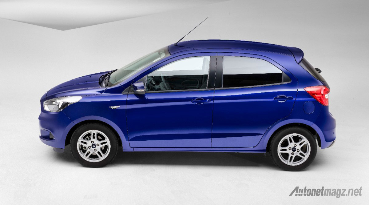 Ford, Ford-Ka-Plus-2016-side: Ford Ka+ Buatan India Diluncurkan Demi Memenuhi Pasar Eropa