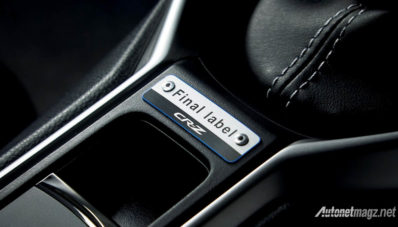 Honda CR-Z Alpha Final Label Siap Jadi Edisi Terakhir