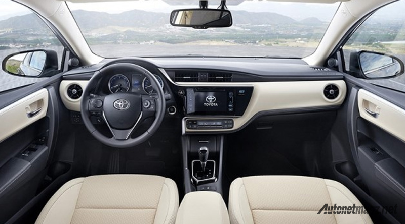 International, interior toyota corolla facelift 2017: Toyota Corolla Facelift 2017 Kini Pamerkan Interiornya