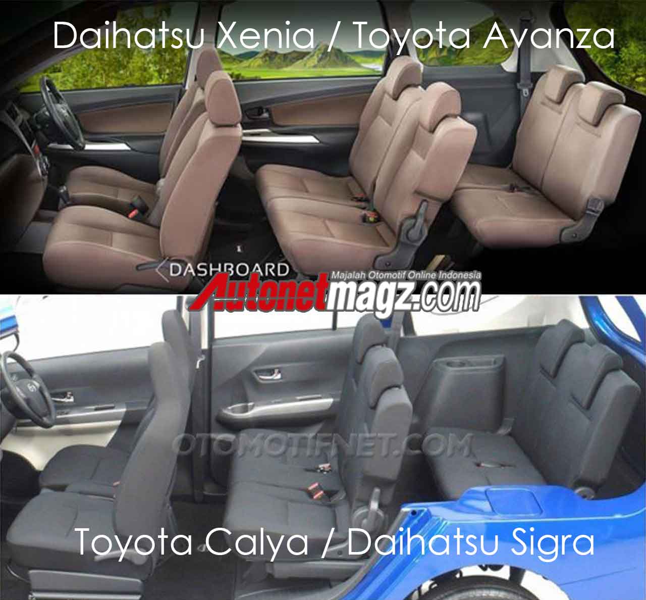 Kelegaan Kabin Avanza Vs Calya AutonetMagz Review Mobil Dan