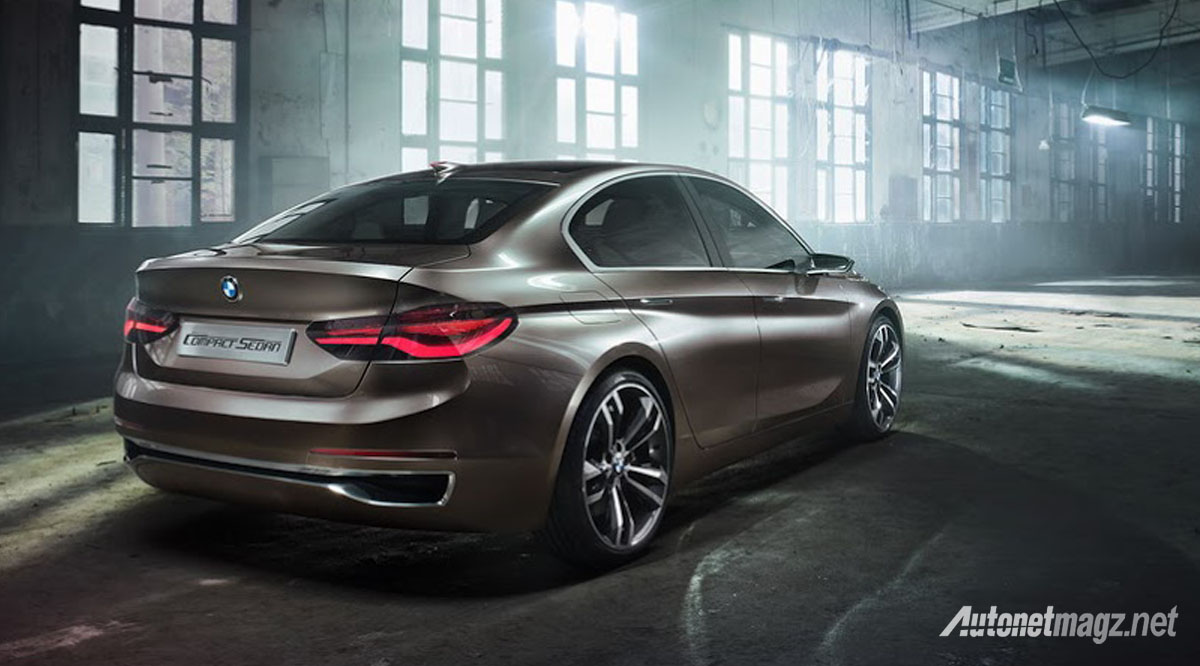 BMW, BMW-Compact-Sedan-Concept-rear: BMW 1 Series Sedan Ditampilkan dan Hanya Khusus Pasar Tiongkok