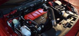 Mitsubishi Lancer Evolution X Final Edition red rear