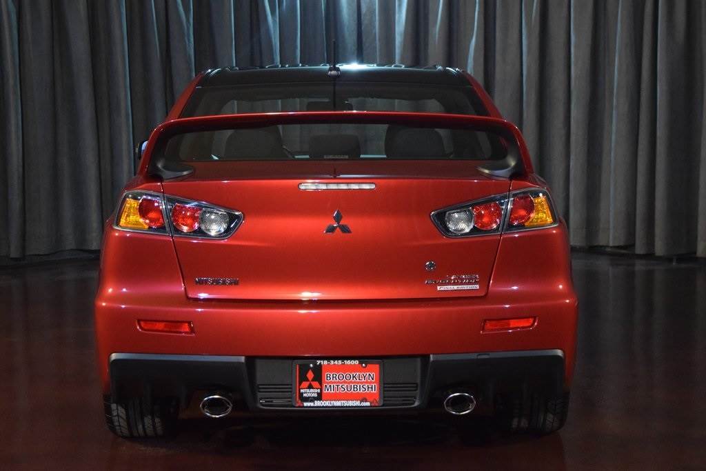 Mitsubishi Lancer Evolution X Final Edition red rear
