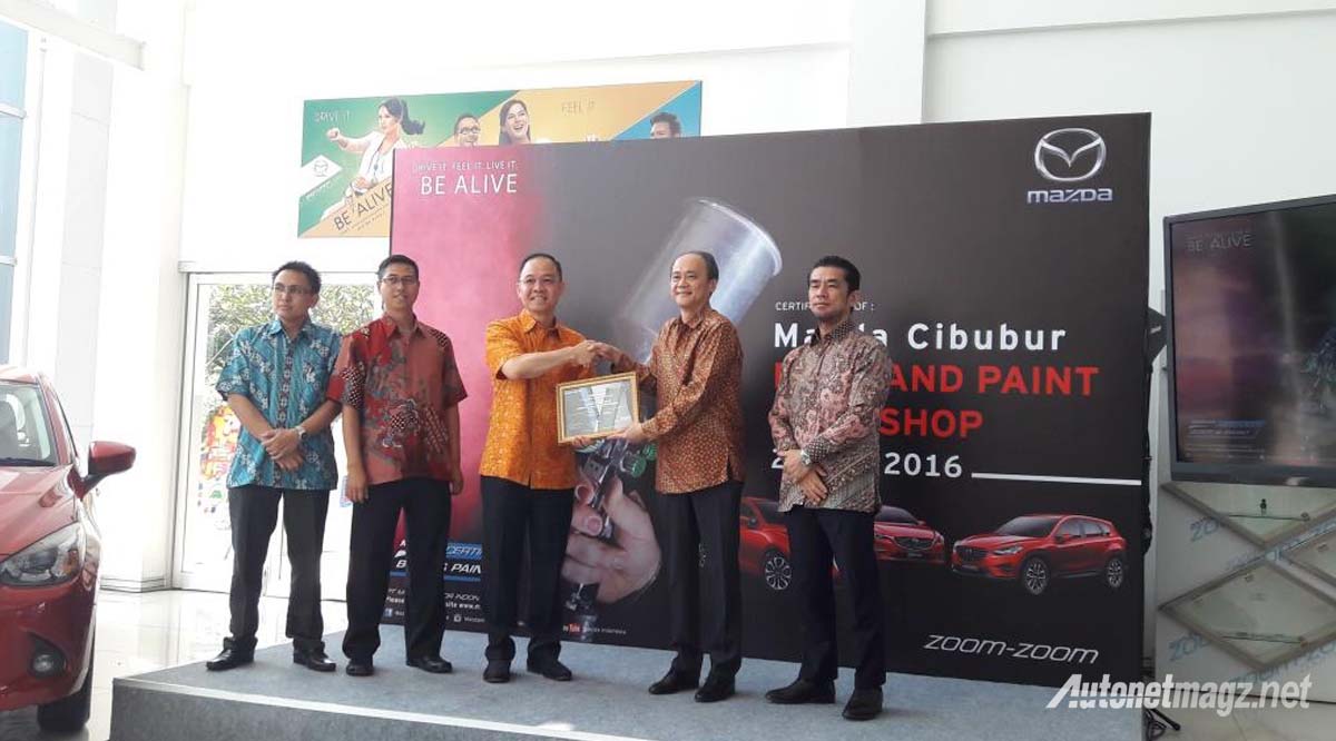 Mazda, Peresmian Workshop Mazda Indonesia Cibubur: Mazda Indonesia Resmikan Workshop Bodi dan Cat Bersertifikat di Cibubur