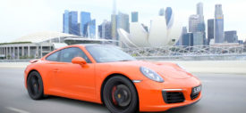 Fullerton Hotel Singapore parking reserved by Porsche Asia Pacific