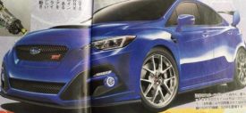 Subaru WRX STI 2018 render rear