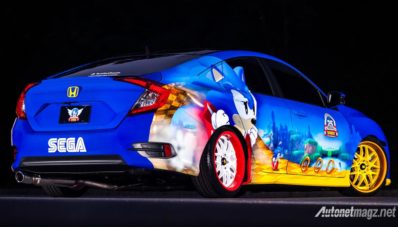 Honda Civic Turbo Dibalut Livery Sonic, Yes or No? Honda Civic Turbo Dibalut Livery Sonic, Yes or No?