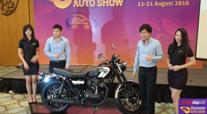 Kawasaki W800 Bernuansa Klasik Diluncurkan di GIIAS 2016