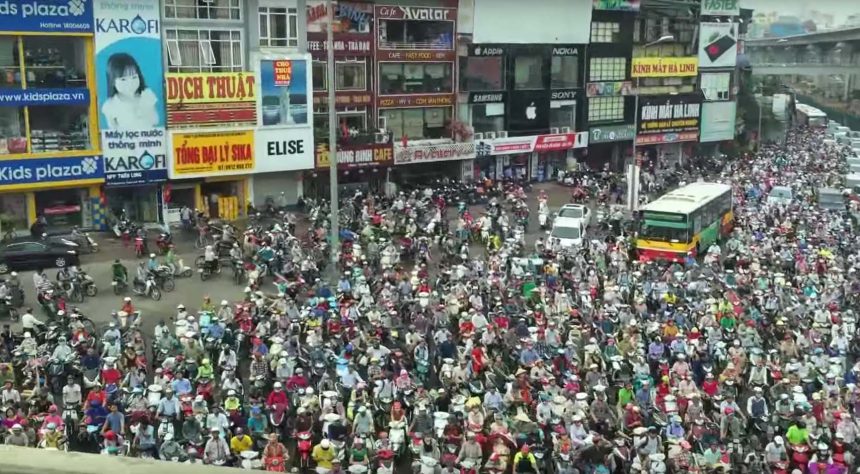 Hanoi Siap Melarang Sepeda Motor Berkeliaran Tahun 2025