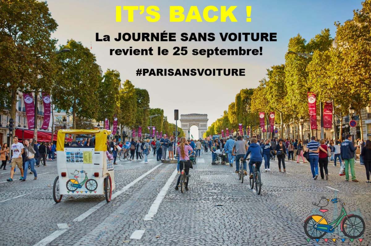Event, paris car free day 25 september 2016: Tanggal 25 September, Pemerintah Paris Larang Kendaraan Beredar Seharian