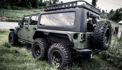 Ini Wujud Jeep Wrangler 6×6 buatan Rumah Modifikasi China! Ini Wujud Jeep Wrangler 6×6 buatan Rumah Modifikasi China!