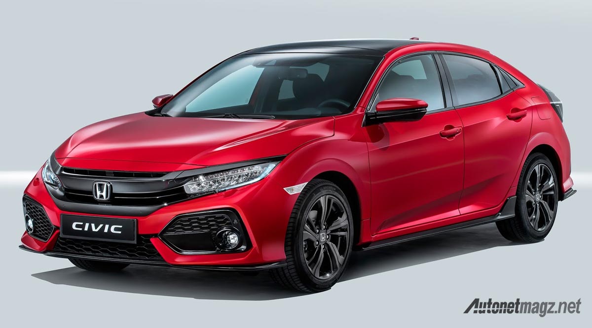 Honda, honda-civic-hatchback-2017: Honda Civic Hatchback 2017 Serang Pasar Eropa!