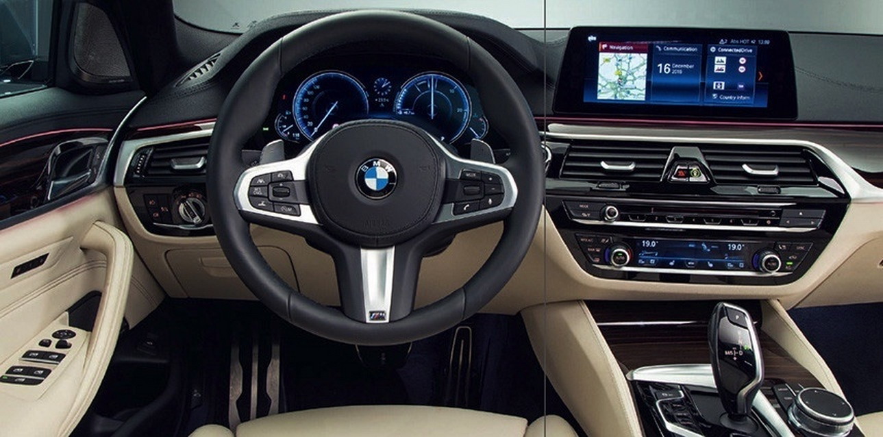 BMW, bmw-5-series-g30-2017-interior: Inilah Sosok BMW 5 Series G30 2017!