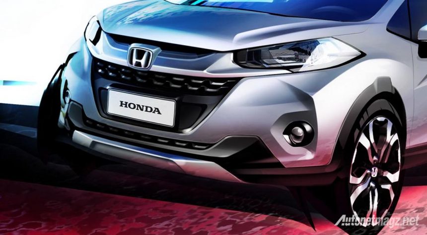 Sketsa Resmi Honda WR-V Dirilis, Meluncur Pertengahan November