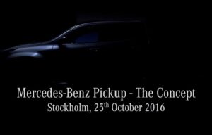 Teaser Pickup Mercedes Benz Mencuat