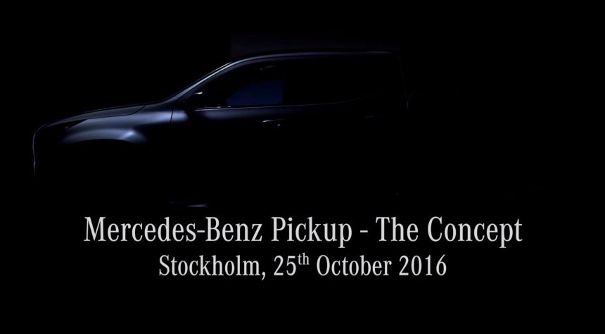 Teaser Pickup Mercedes Benz Mencuat Teaser Pickup Mercedes Benz Mencuat