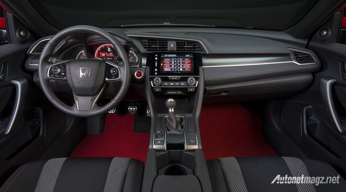 Honda, 2017-honda-civic-si-cabin: Honda Civic Si 2017 : Preview Civic yang Lebih Sporty