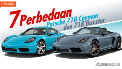 Inilah 7 Perbedaan Antara Porsche 718 Boxster dan 718 Cayman
