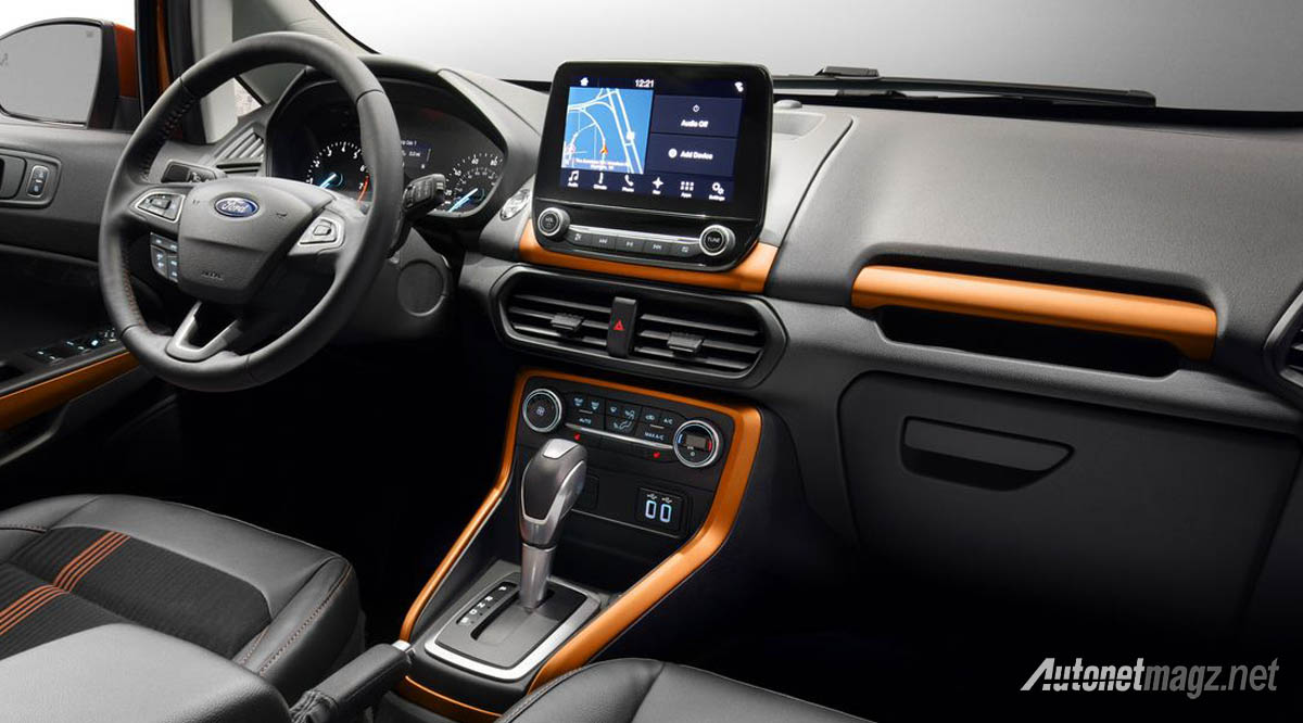 Ford, interior-ford-ecosport-facelift: Ford EcoSport Facelift, Tingkatkan Teknologi dan Tanggalkan Konde