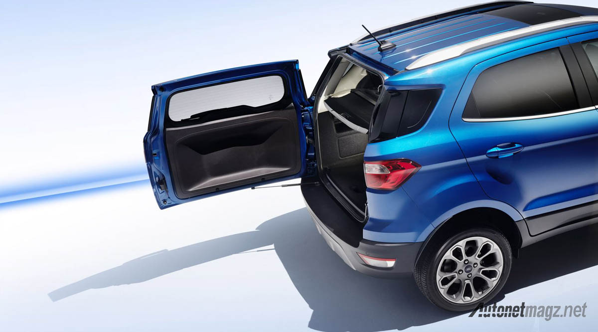 Ford, pintu-bagasi-ford-ecosport-facelift: Ford EcoSport Facelift, Tingkatkan Teknologi dan Tanggalkan Konde