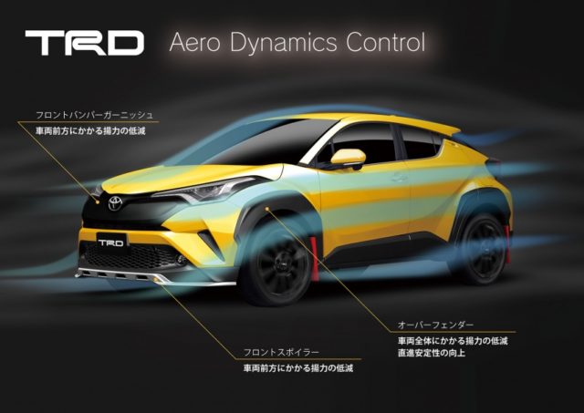 Merek Mobil, chr 3: Toyota C-HR Mendapatkan Sentuhan TRD di Jepang !