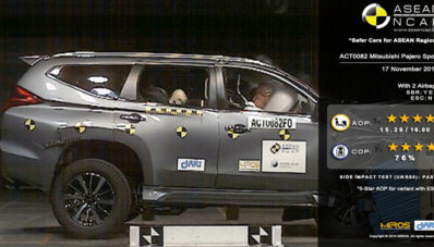 Mitsubishi Pajero Sport Cetak 5 Bintang di ASEAN NCAP Mitsubishi Pajero Sport Cetak 5 Bintang di ASEAN NCAP
