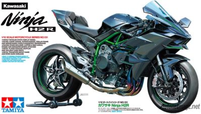Tamiya Rilis Model Kit Kawasaki Ninja H2R Skala 12, Sikat!