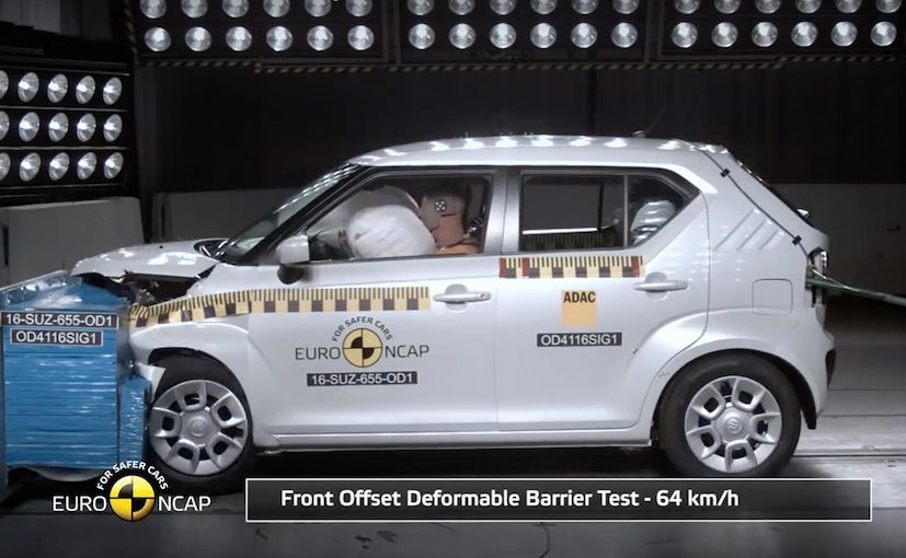International, suzuki-ignis-crash-test: Suzuki Ignis Diganjar 3 Bintang Dari Tes Tabrak Euro NCAP