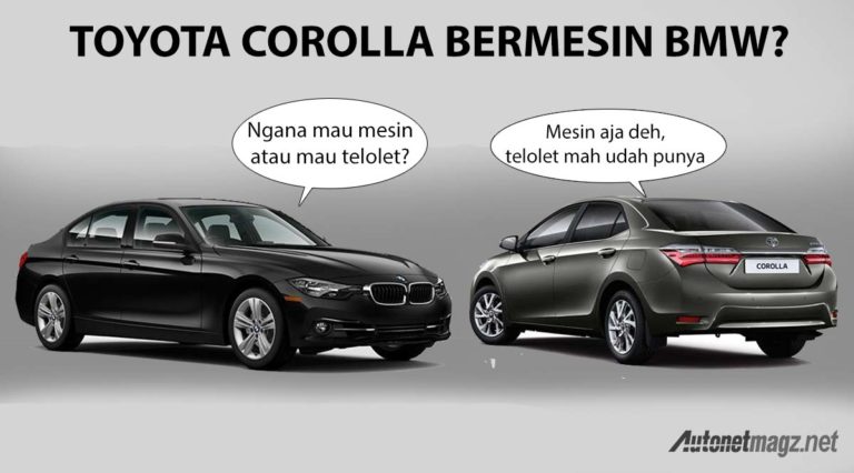 Прикольное фото бмв и тойота toyota corolla dan bmw 3 series AutonetMagz :: Review Mobil dan Motor Baru Indon