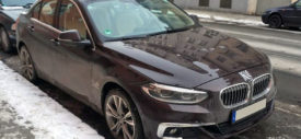 Interior BMW 1 Series Sedan spyshot 2017